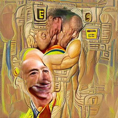 AI Interpretation of Jeff Bezos