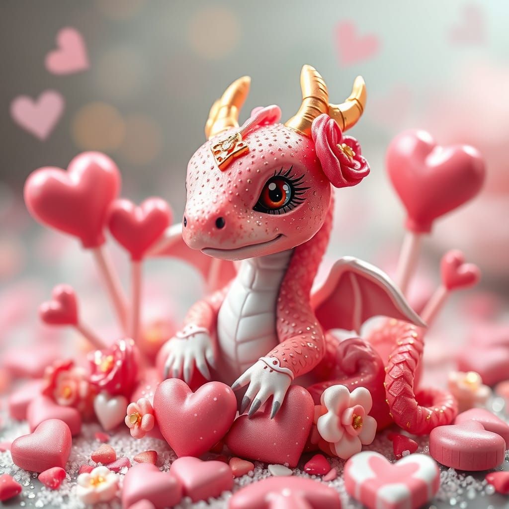 Small Dragon Bubblegum Pink !