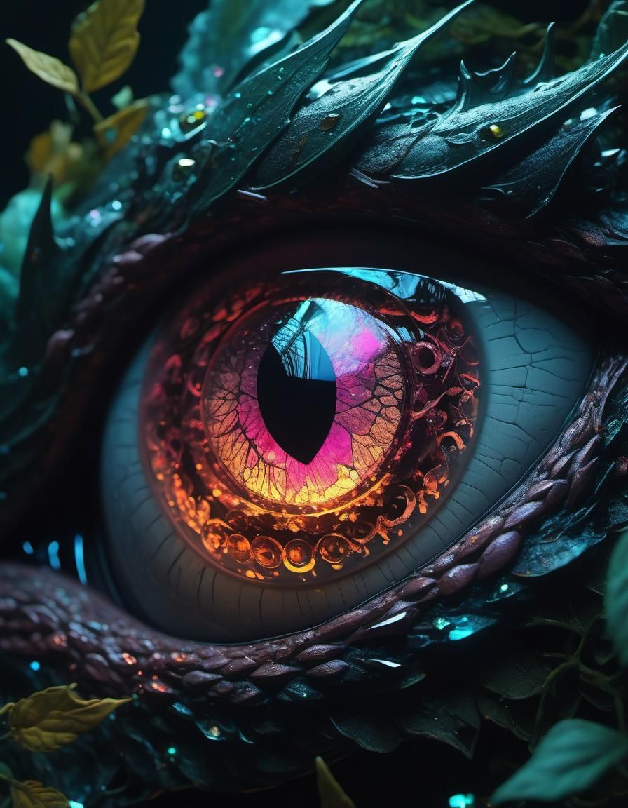 Crystal Dragon Eye Casting Magic