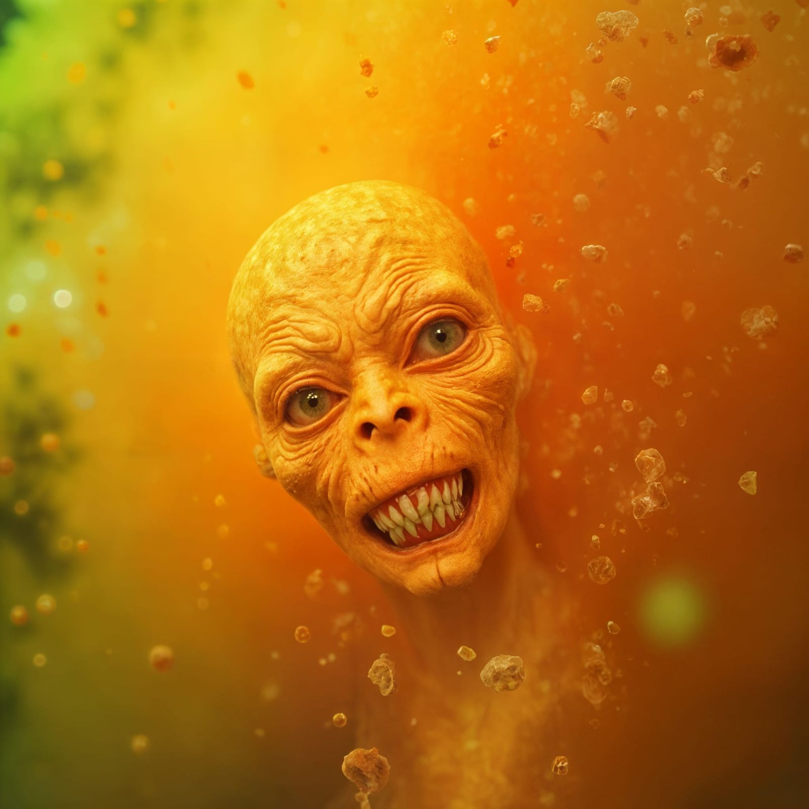 Sinister Halloween Entity in Professional Photo