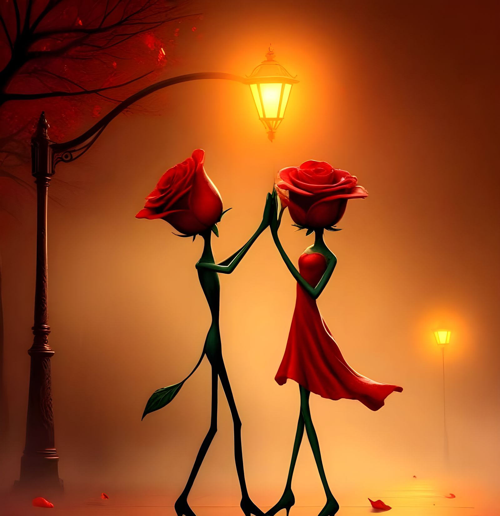 Dance of the Red roses