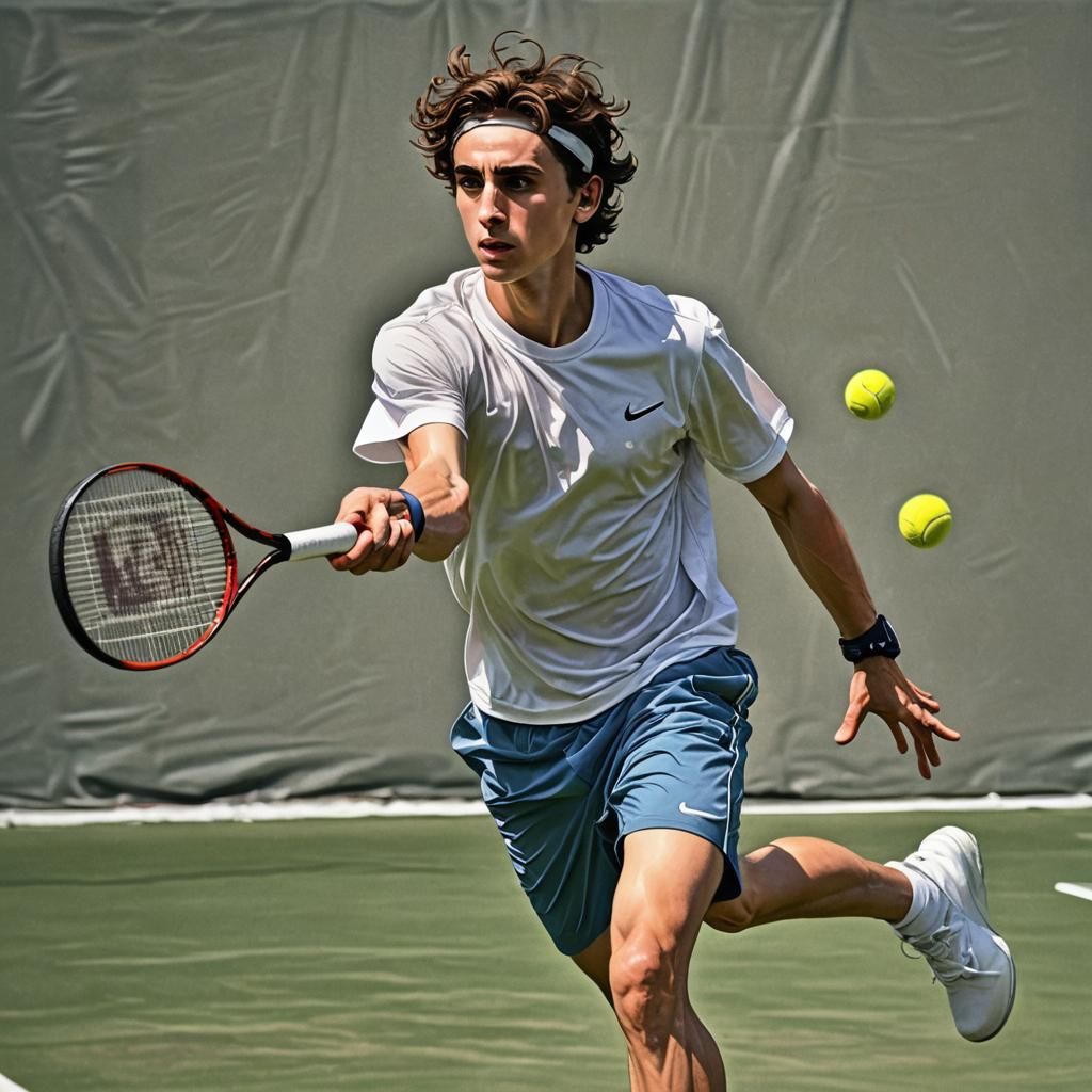 Tennis Match in Sciotti and Jusko Style