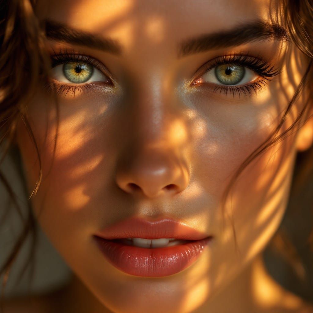Exquisite Hyperrealistic Portrait of a Stunning Woman