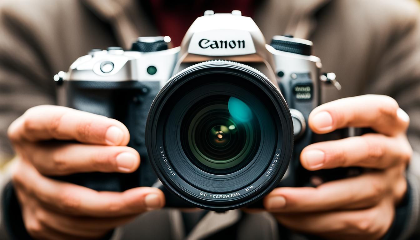 Close-Up of Hands Holding Camera in Natural Light