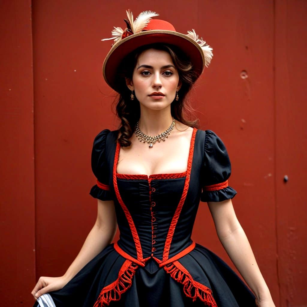 Paris Street Scene in Revolutionary Times