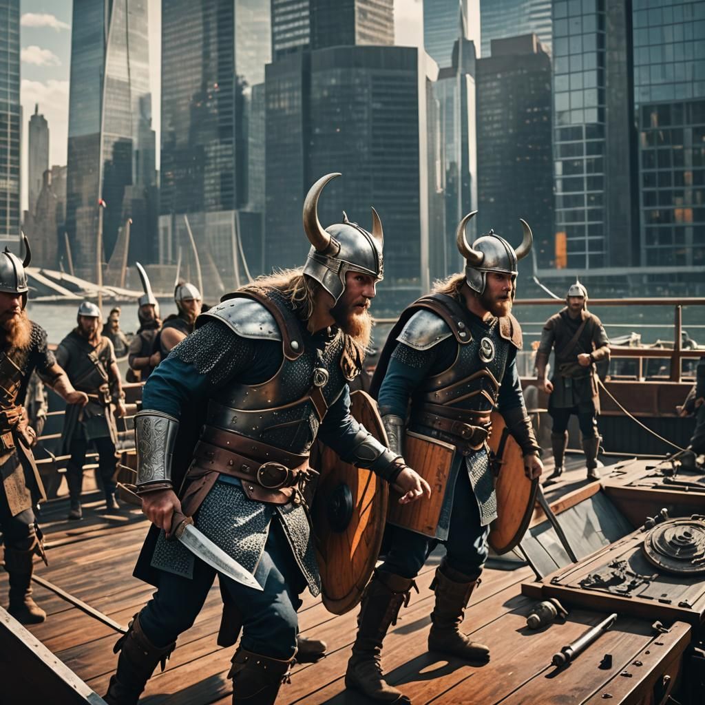 Epic Viking Warriors Arrive in Modern New York