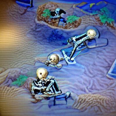 Tired Skeletons After Civilization 2 Marathon