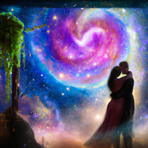 Futuristic Cosmic Fantasy: Love and Passion