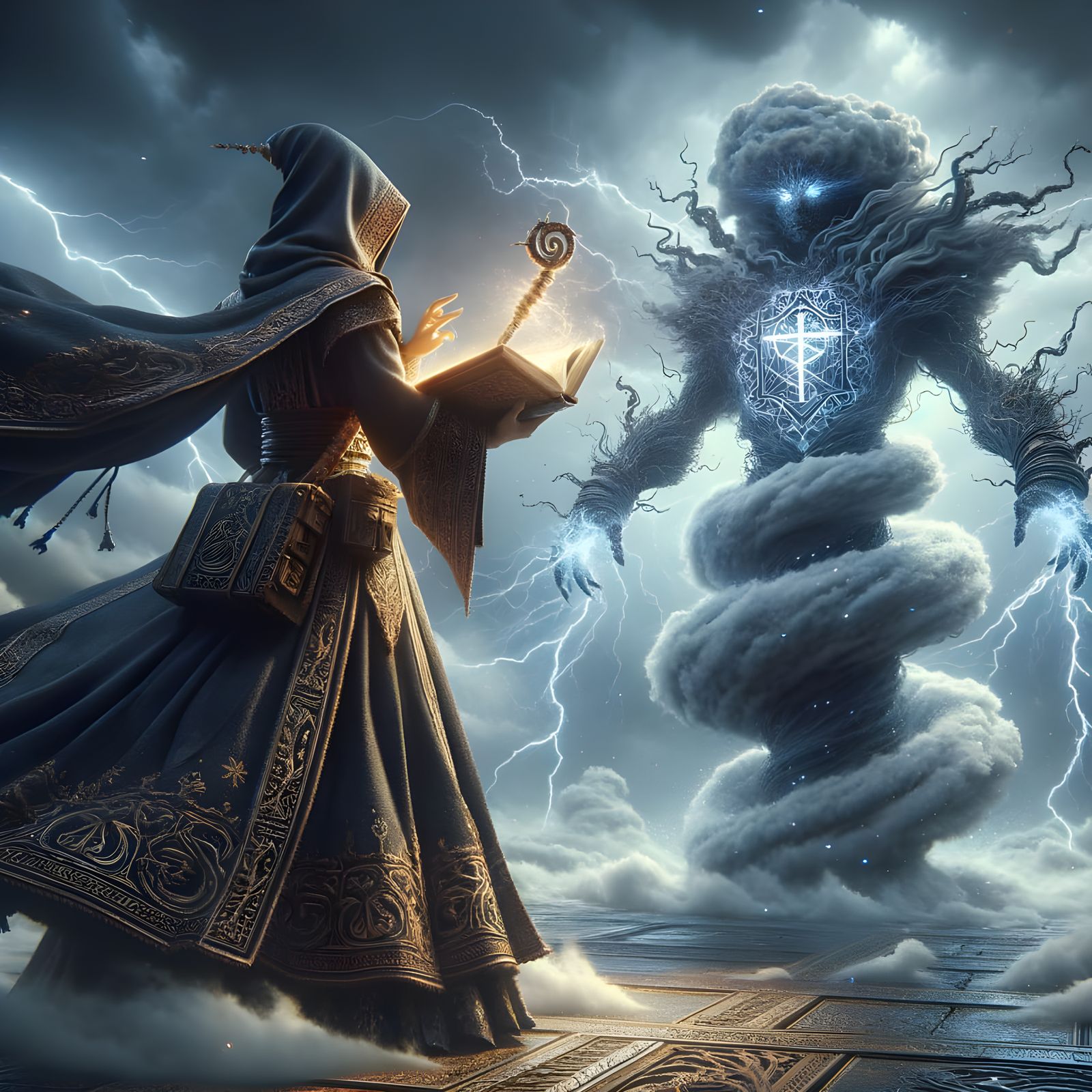 Epic Archmagi Conjures Storm Elemental