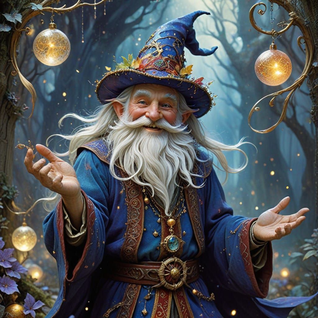 Gnome Illusionist of Whimsical Wonder