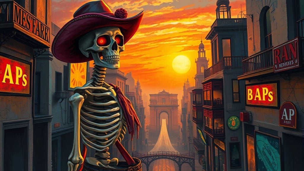 steampunk sun rise