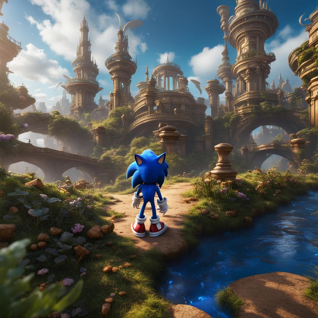 Sonic the Hedgehog Fantasy Concept Art