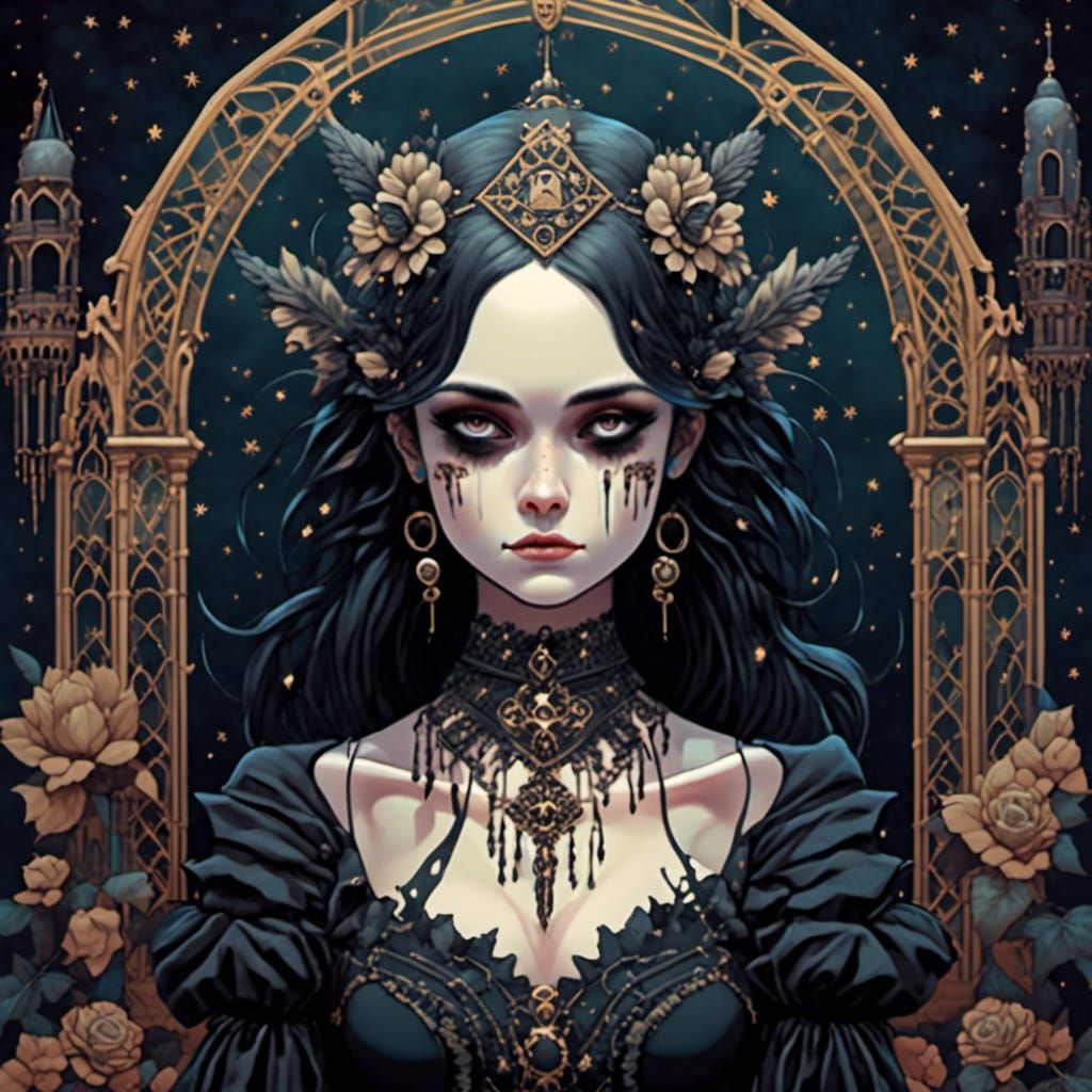 Gothic Nouveau Rococo Eldritch Horror Art