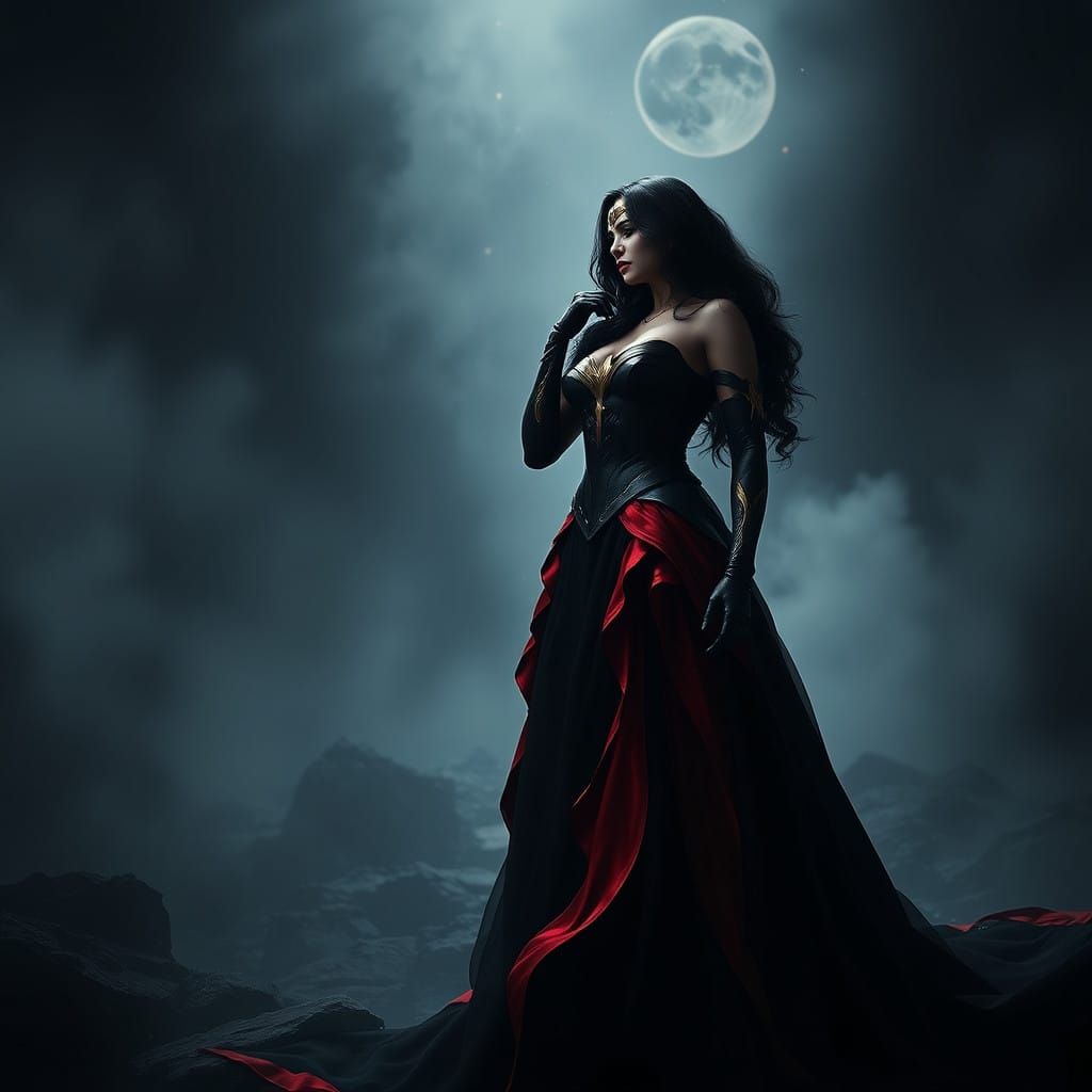 Dark Elegance: Superwoman as Gothic Queen