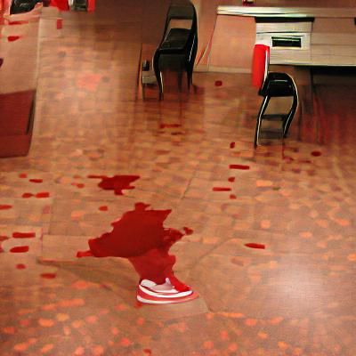 Blood on the Floor: A Scene of Mystery
