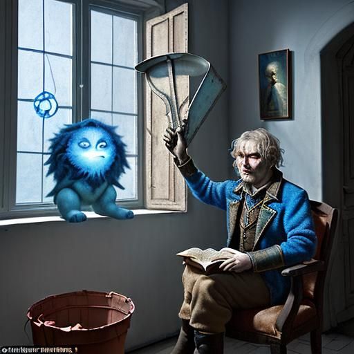 Fantastic Sorcerers in Surrealist Style