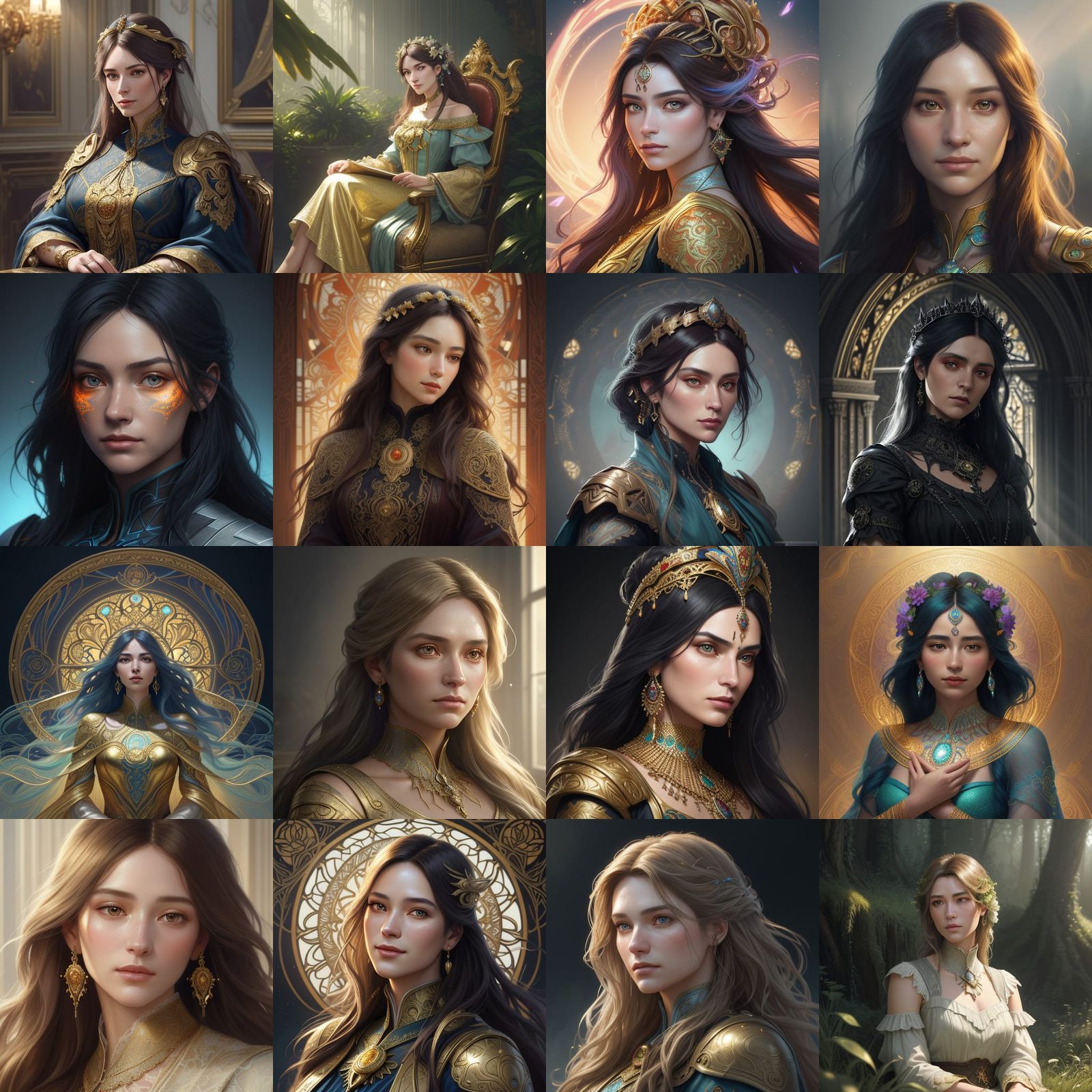 Empowered Female Portrait in Vibrant Colors