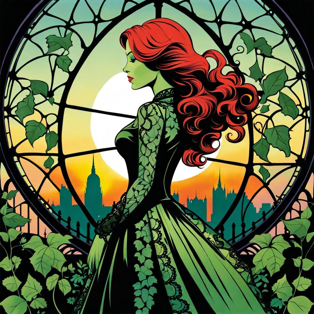 Heroes and Villains: Poison Ivy in Gotham Botanical Garden