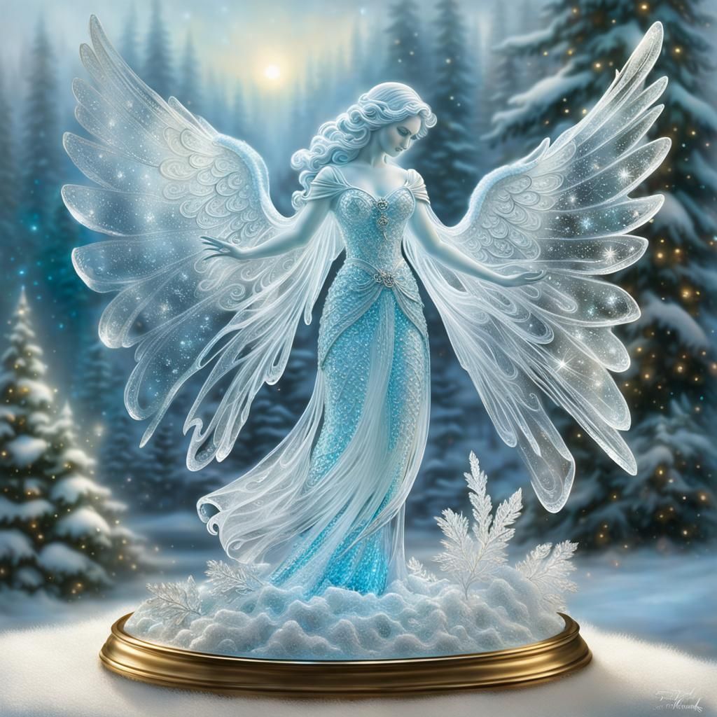 Ice Angel Sculpture