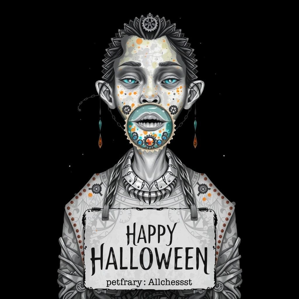 Enchanted Alchemist in Dreamlike Setting