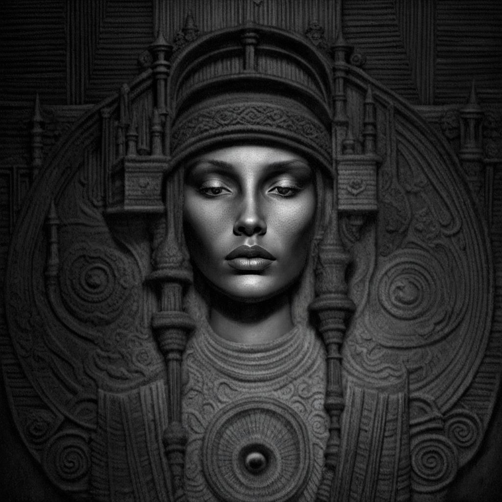 Ethereal Shadow Being Vanishing into Darkness