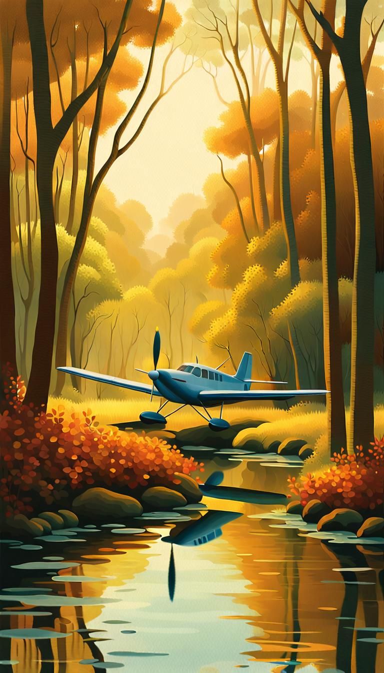 Amazonian Plane Crash in Mystical Realism