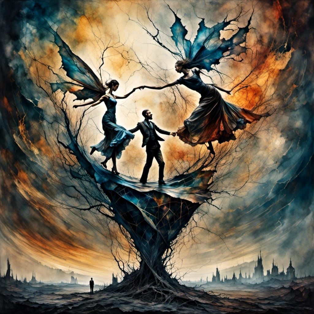 Heaven and Hell United in Joyful Dance