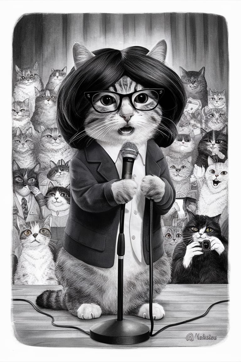 Cat Comedian Impersonates Kat Williams on Stage