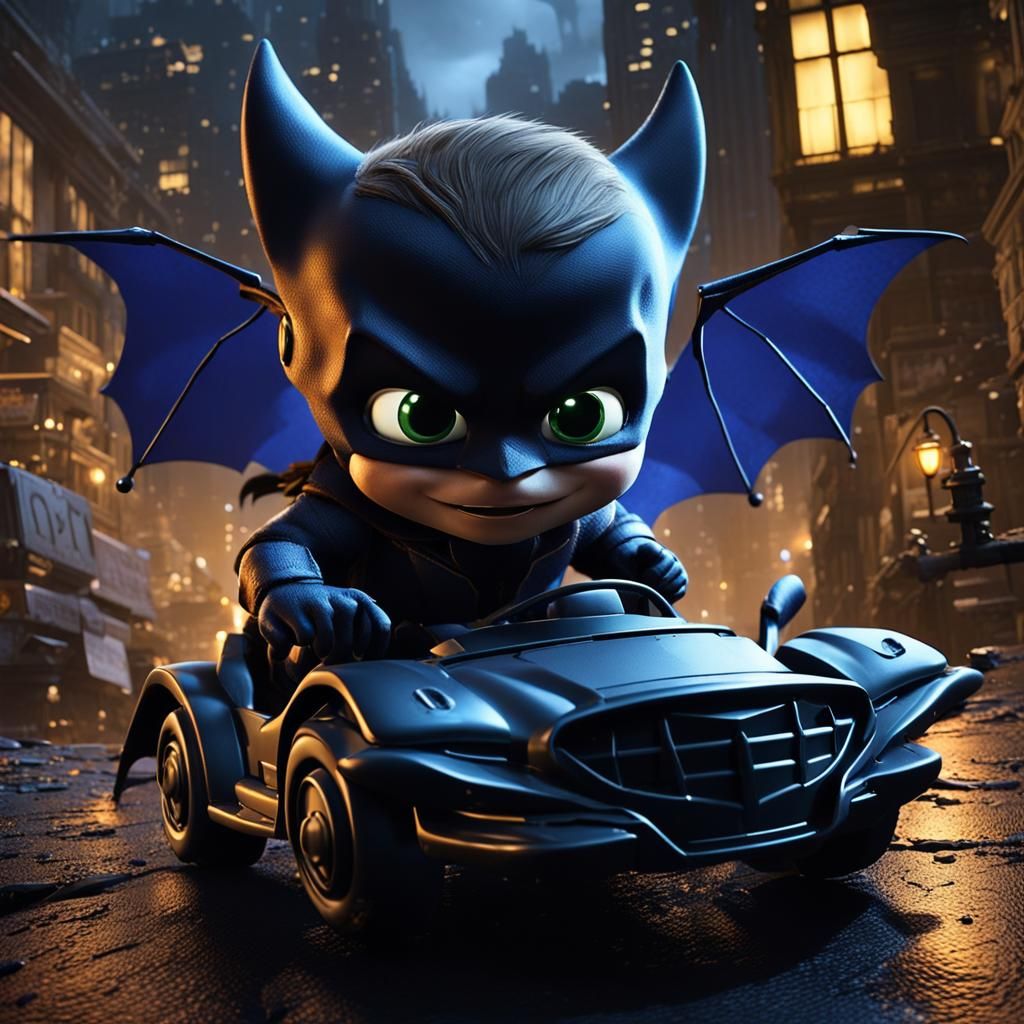 Batty's First Flight: A Gotham Night Adventure