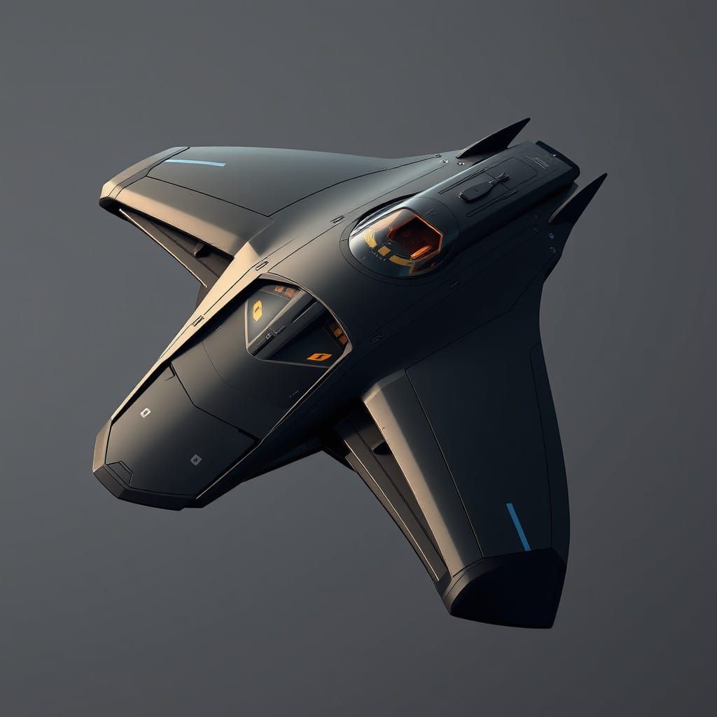 Mysterious Onderonian Starship with Luxurious Interior