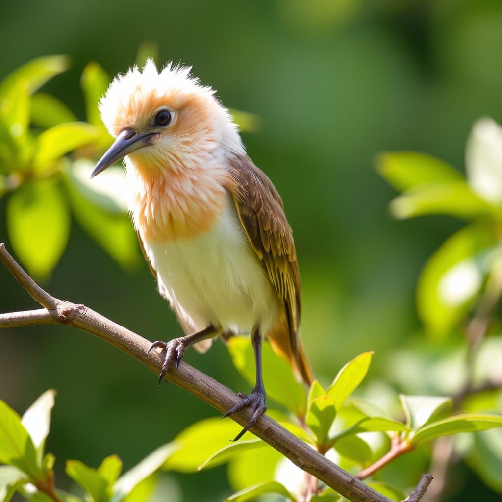 AI-Generated Image of a Beautiful Bird