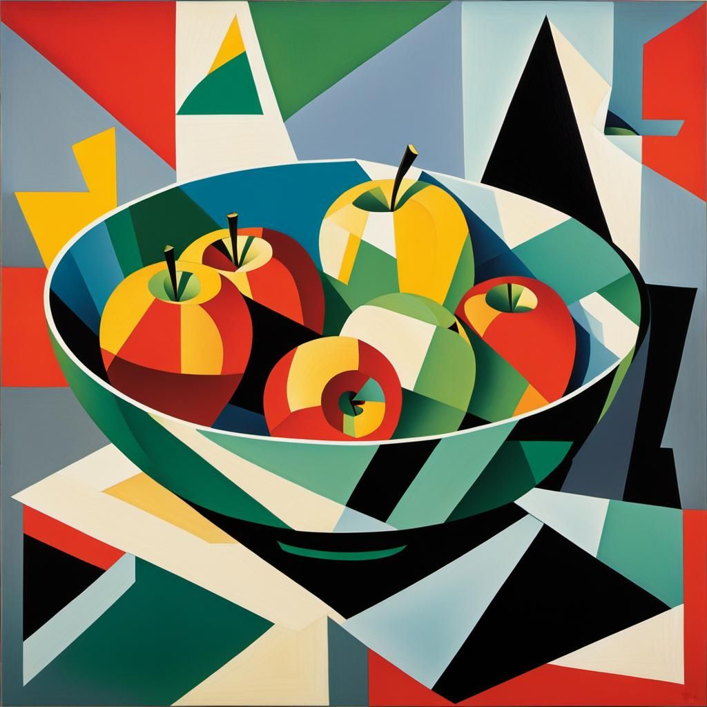 Cubism fruit