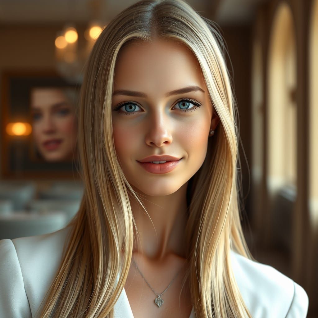 Stunning 3D Portrait of Swedish Supermodel