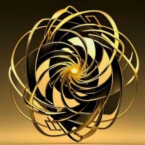 Twisted Metallic Vortex in Photorealistic 3D