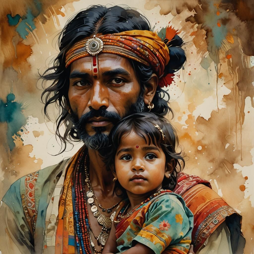 Father and child