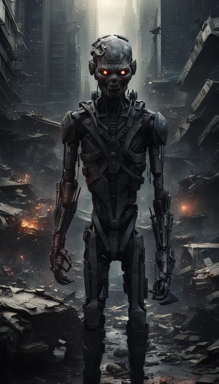 Dystopian Sci-Fi War: Demi-Humans vs. Corporations