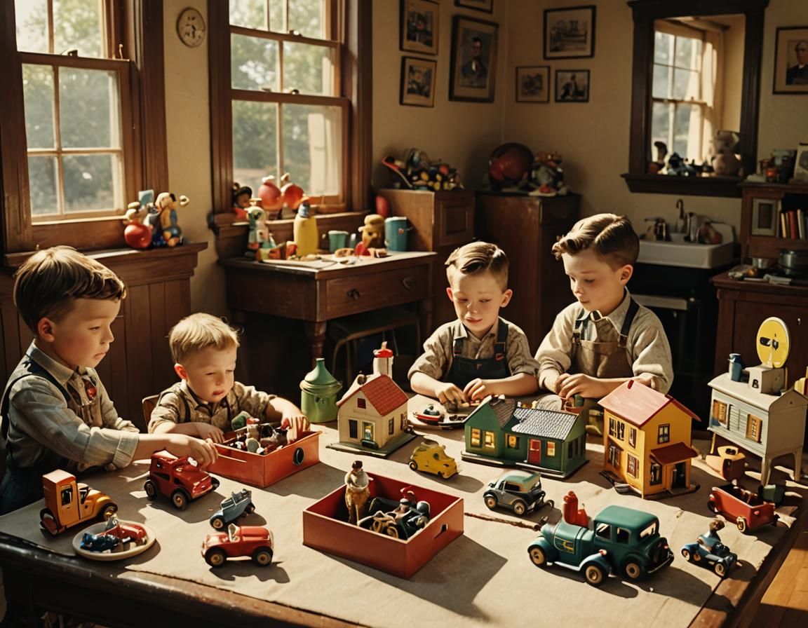 Little Rascals Clubhouse in 1930s Brooklyn, Americana Scene