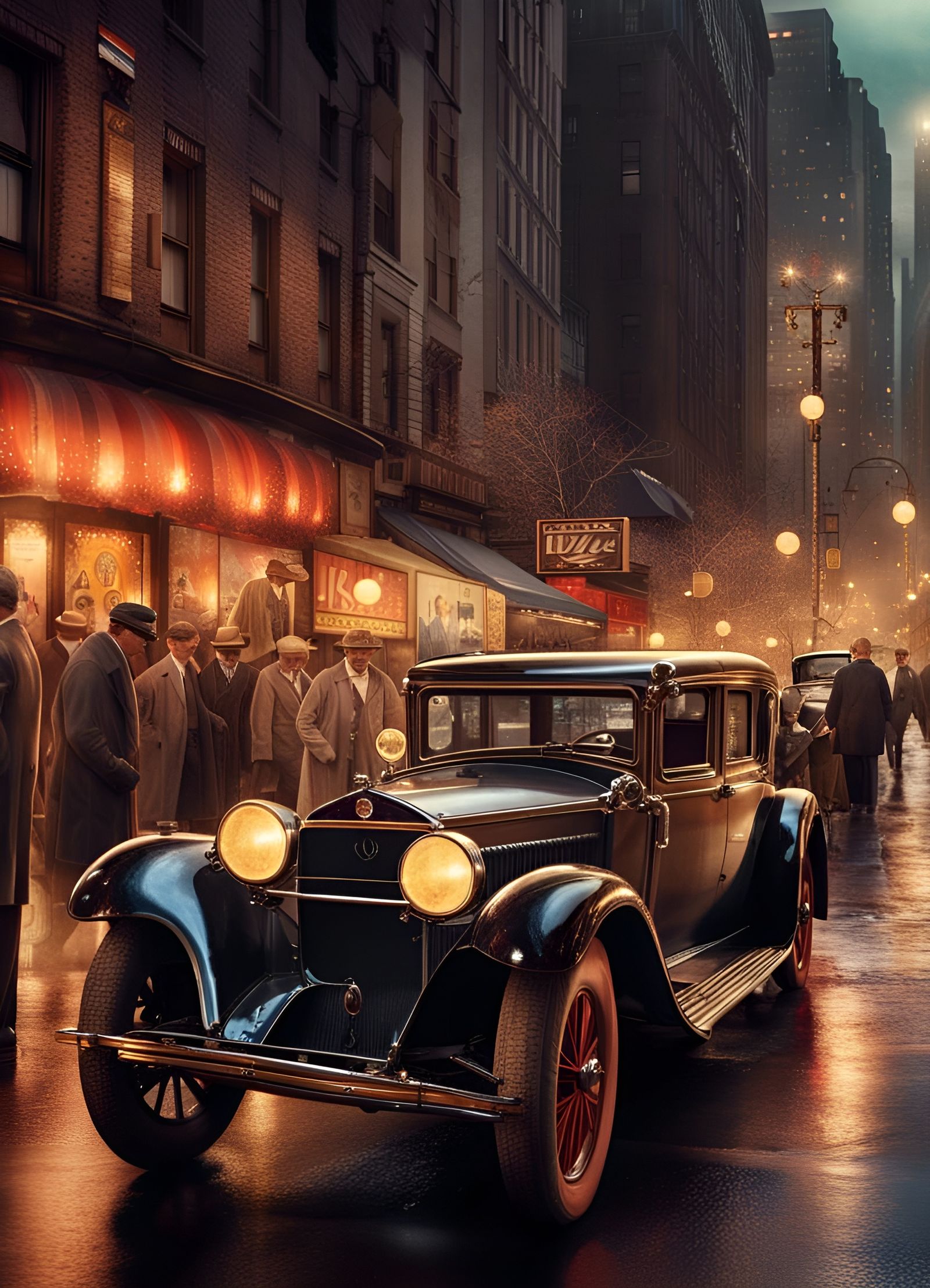 Year 1920, Old photograph of New York