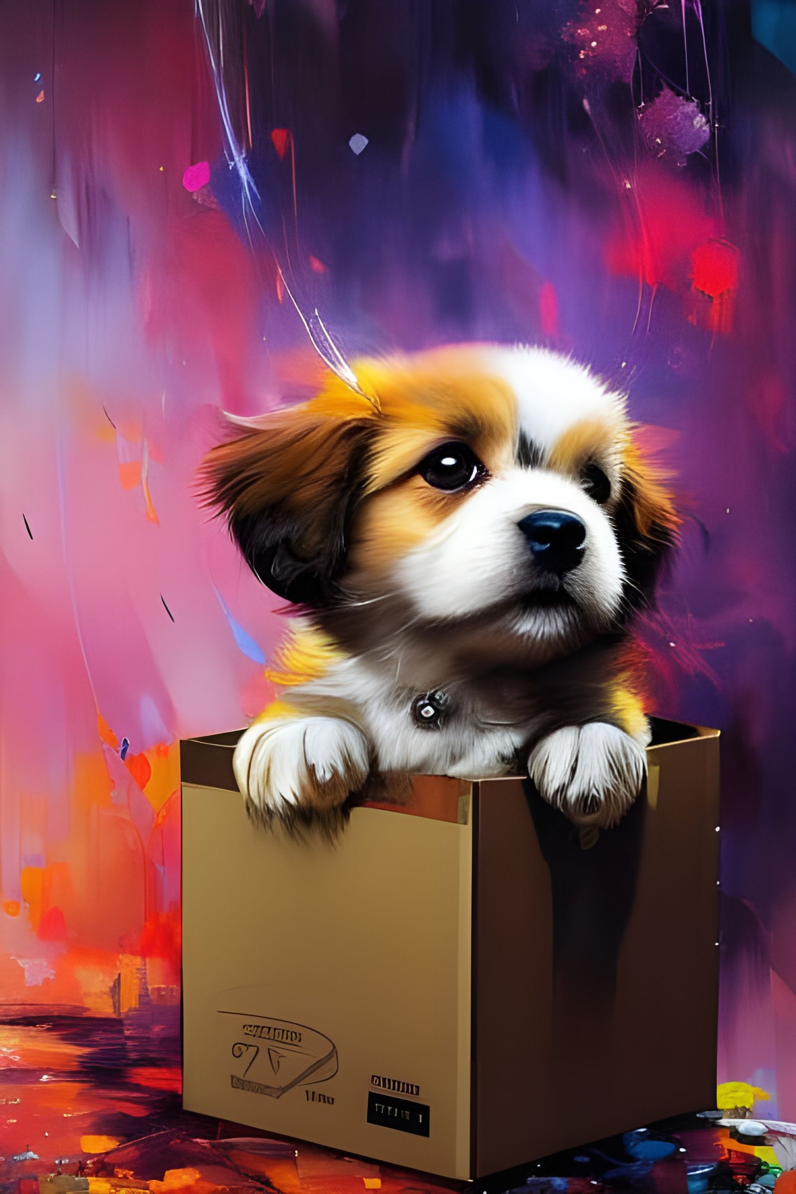Fluffy Puppy, a wonderful gift.