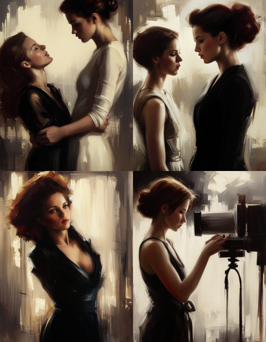 Classic Portraiture in Oil Painting Style