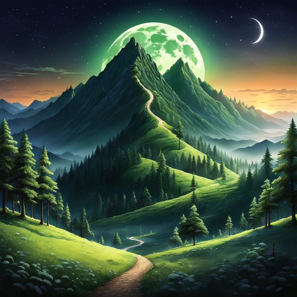 Celestial Highway at Moonrise