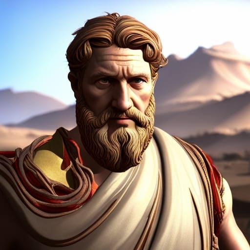 Roman Scholar Portrait from Antiquity