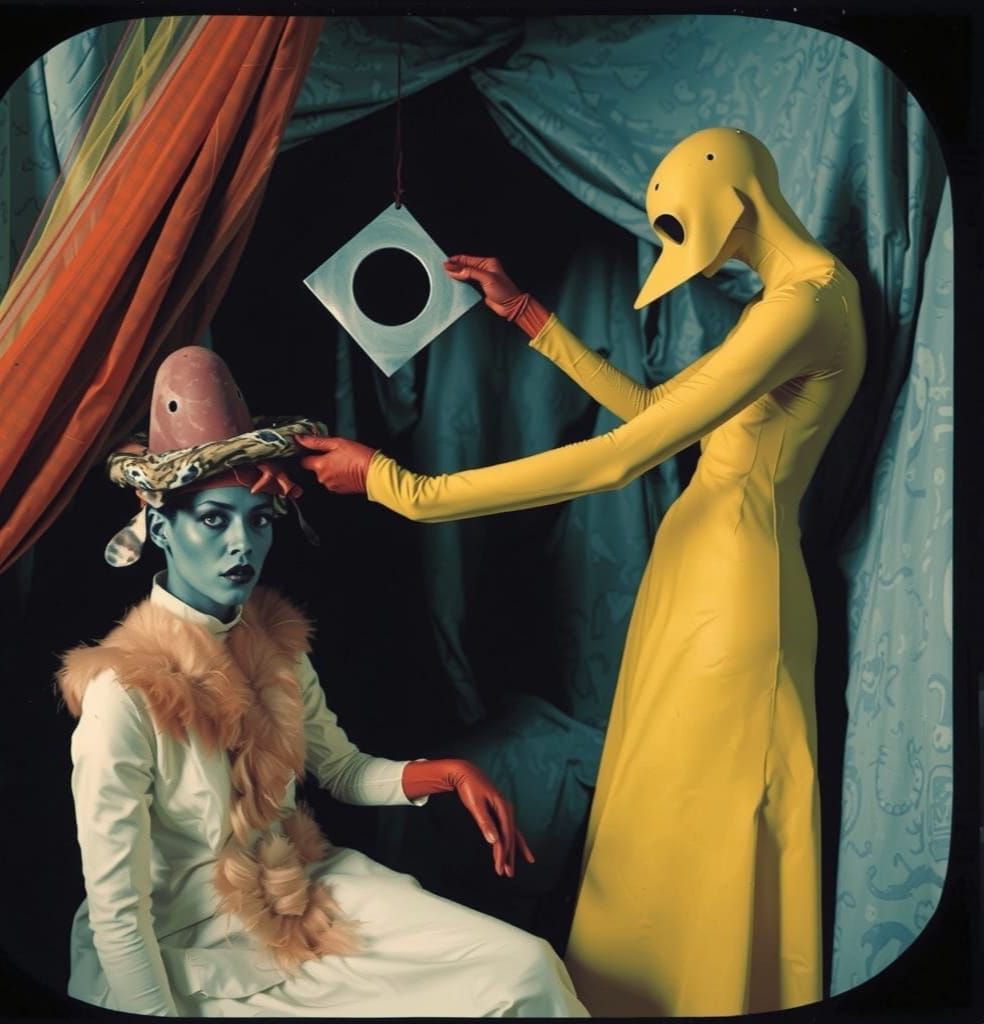 Surreal Trout Mask Photograph with Intricate Detail