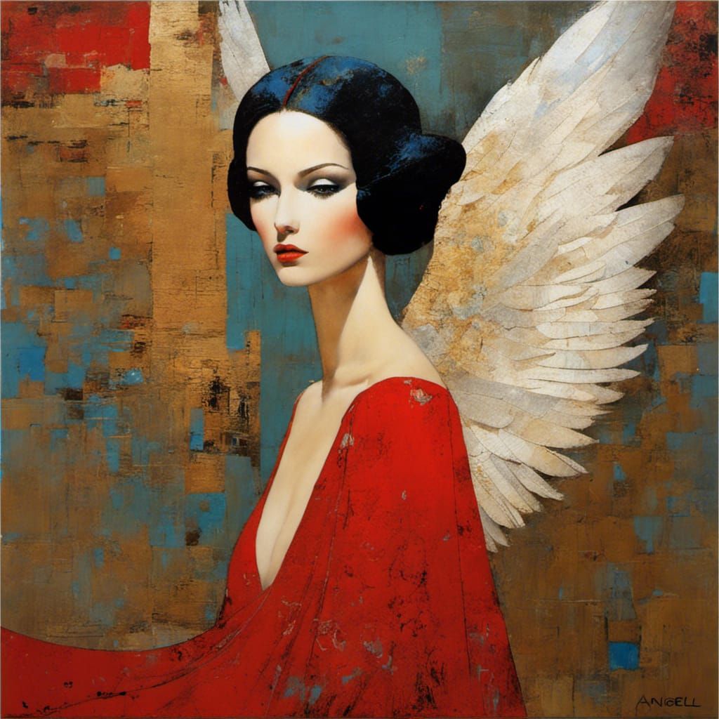 Renaissance Angel Illustration