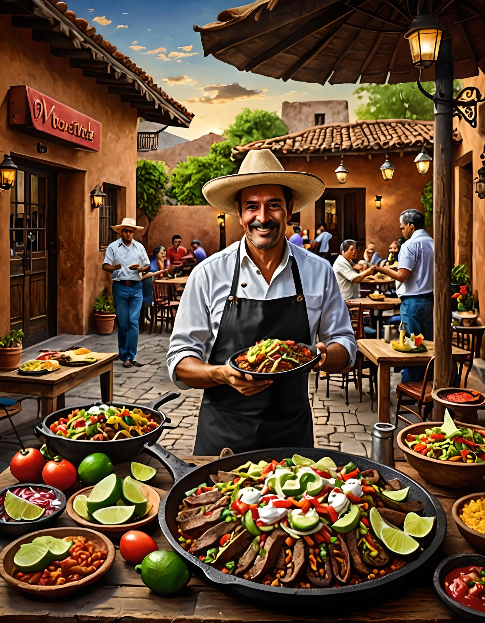 Taco Tuesday Street Scene by Diego Voci