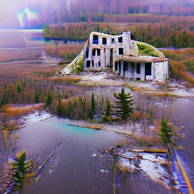 Eerie Abandoned Building in Canada