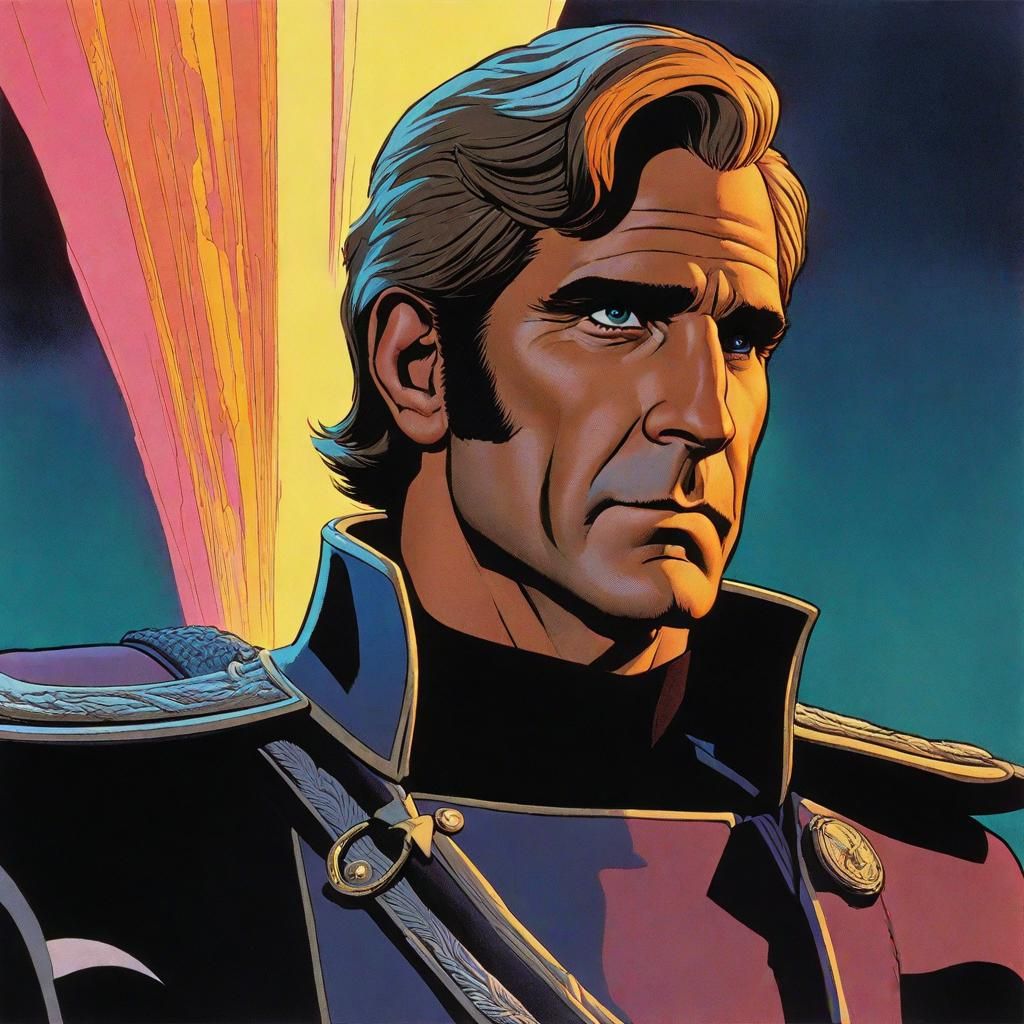 Captain Jonathan Archer. Retro Trek