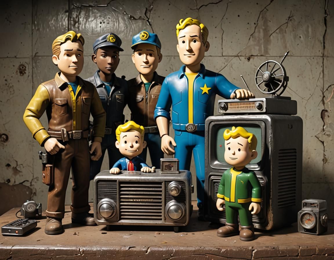 Dogmeat and Sole Survivor in Tech Noir