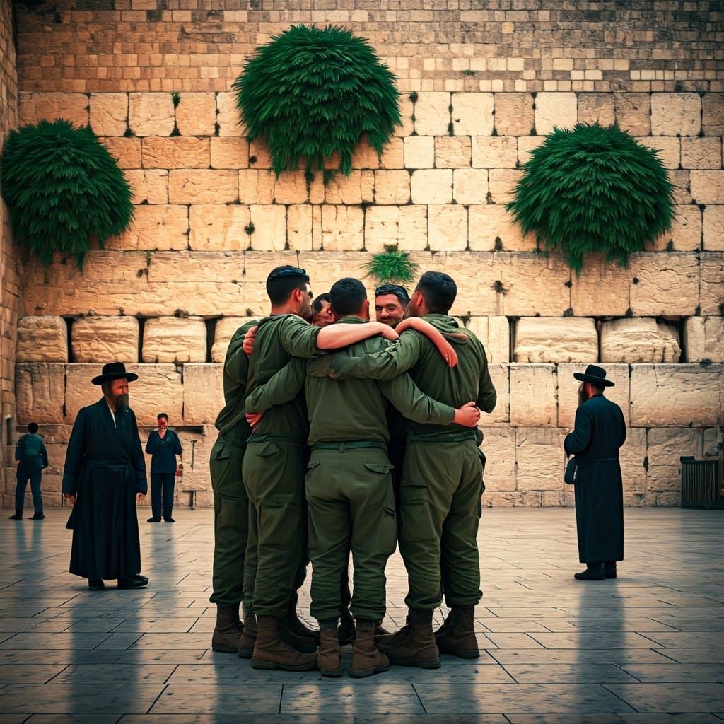 IDF Soldiers Unite in Joy at the Western Wall