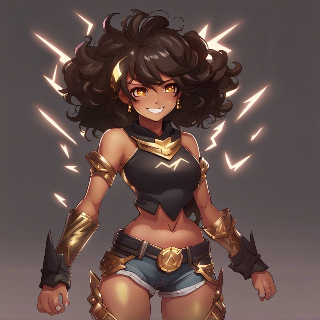 Khamala Khan as Magical Girl in Dungeon